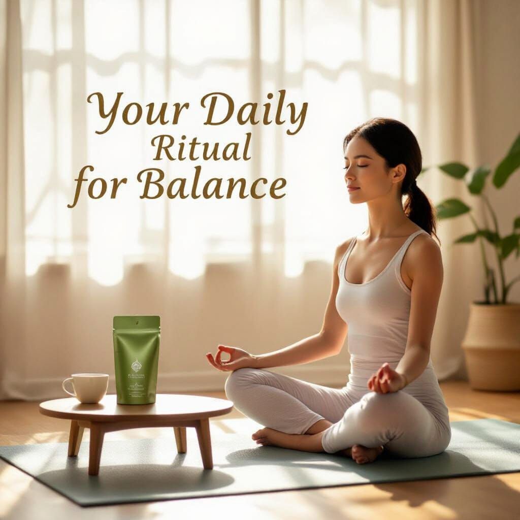 Sun-Drenched Morning Meditation with Matcha Slim