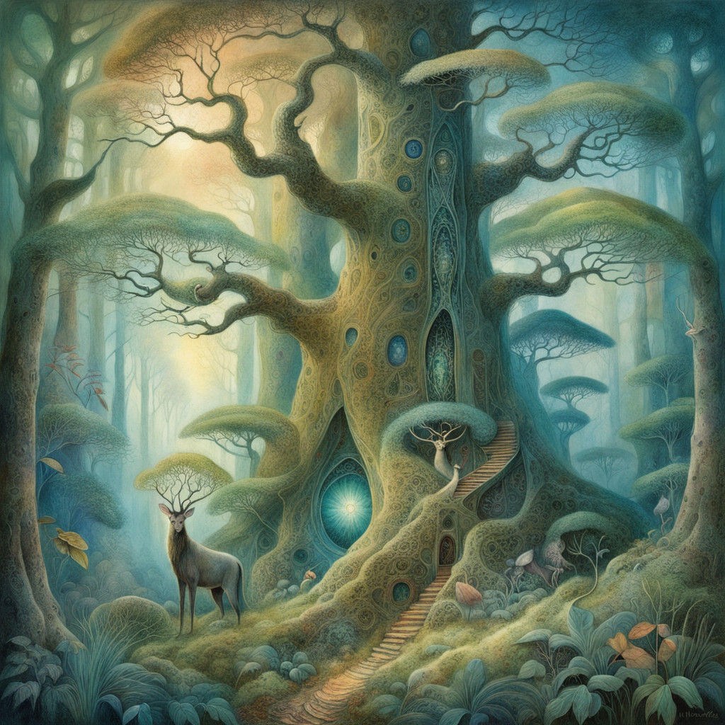 Slavic Enchanted trees