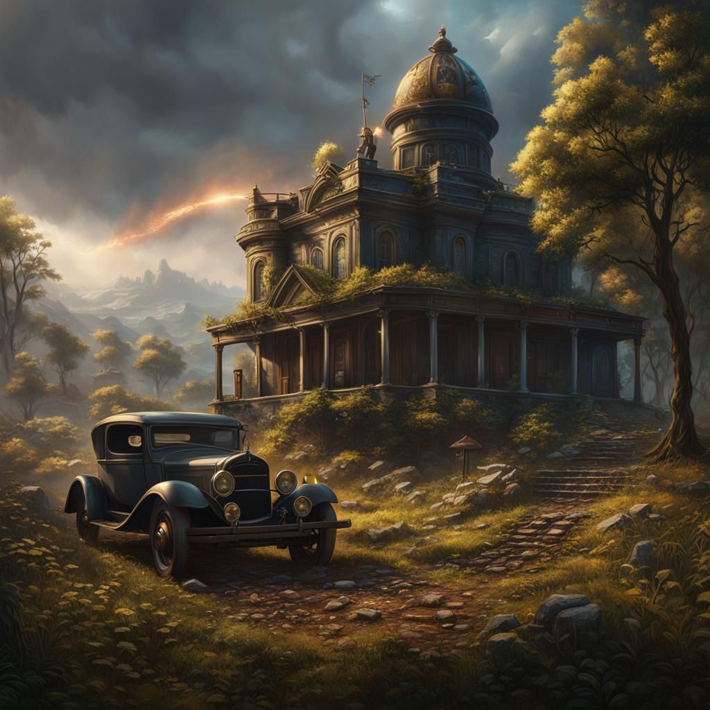 Fantasy Art: Father's Fight Against the Military