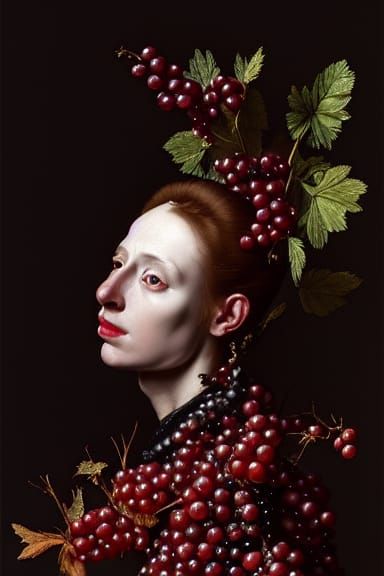 Lady With Redcurrants III