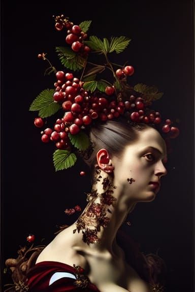 Lady With Redcurrants II