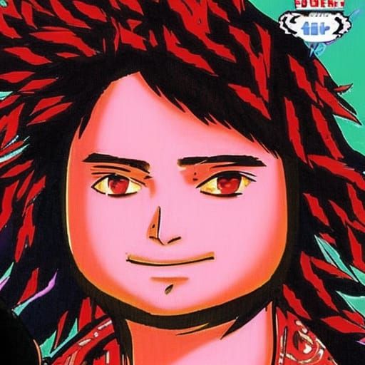 Anime Manga Portrait of John Belushi