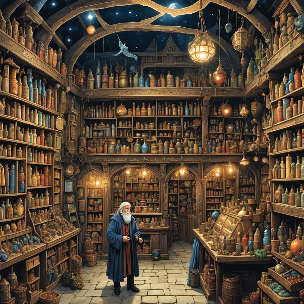 Merlin's Mystical Shop of Wonders