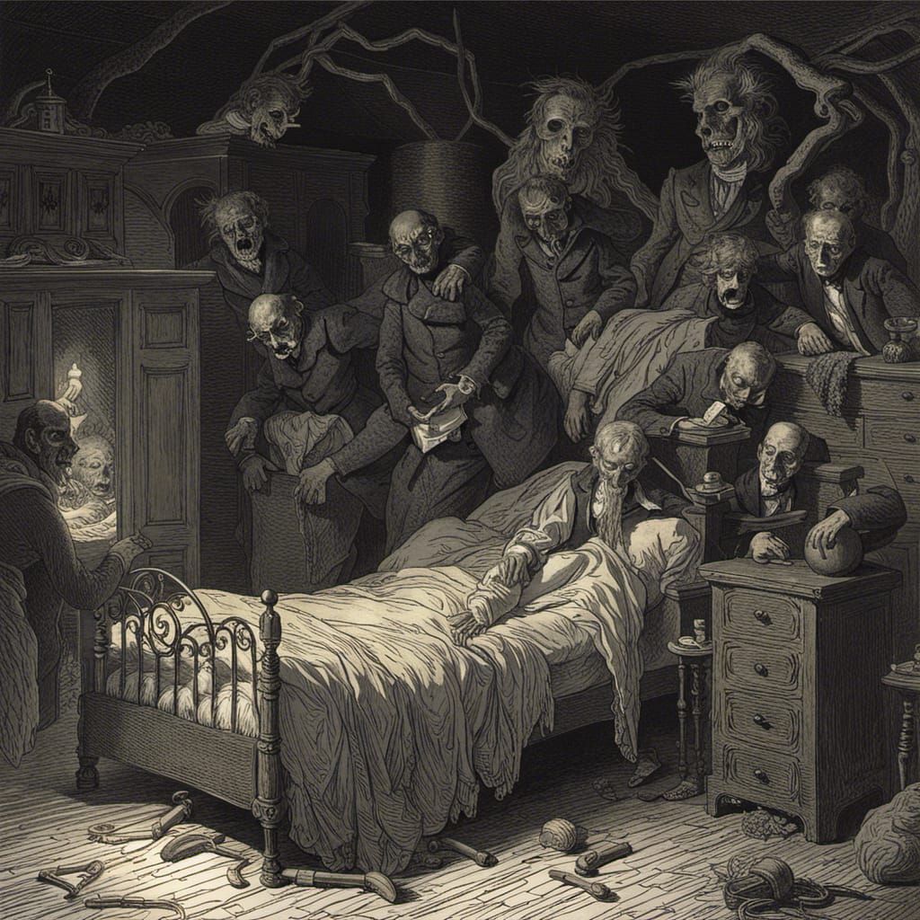 Nightmare: Death in Sleep, Horror Art