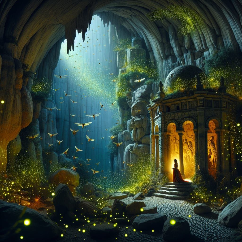 Firefly Lair: Medieval Cavern Masterpiece