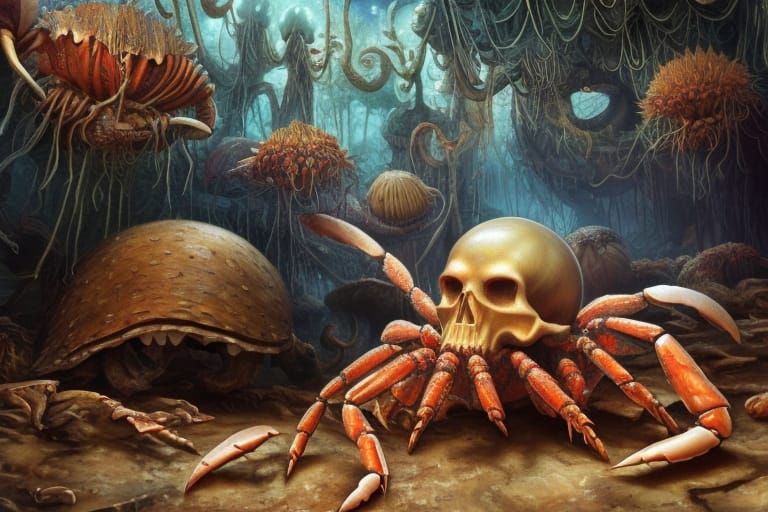 Skull crab