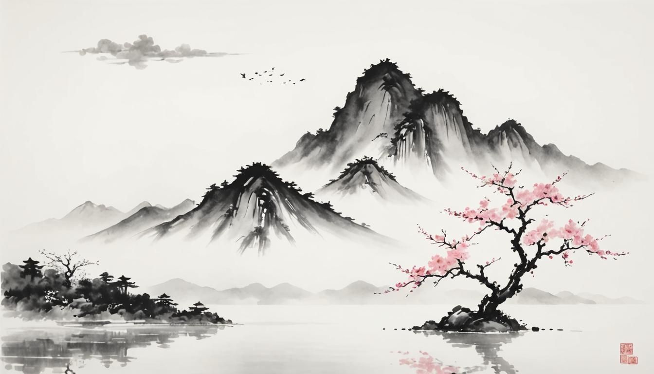 Ink painting (DreamShaper XLL)