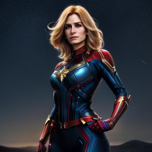 Júlia Roberts as Captain marvel