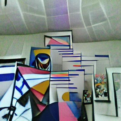 Abstract AI Image of Simple Lines