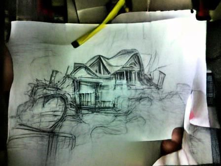 Simple Rough Sketch Generated by AI
