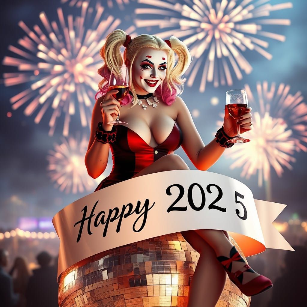 Happy 2025 in Ethereal Fantasy Style