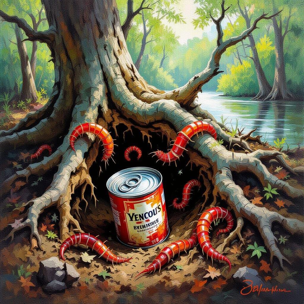 Venomous Worms Escape Down Mississippi River