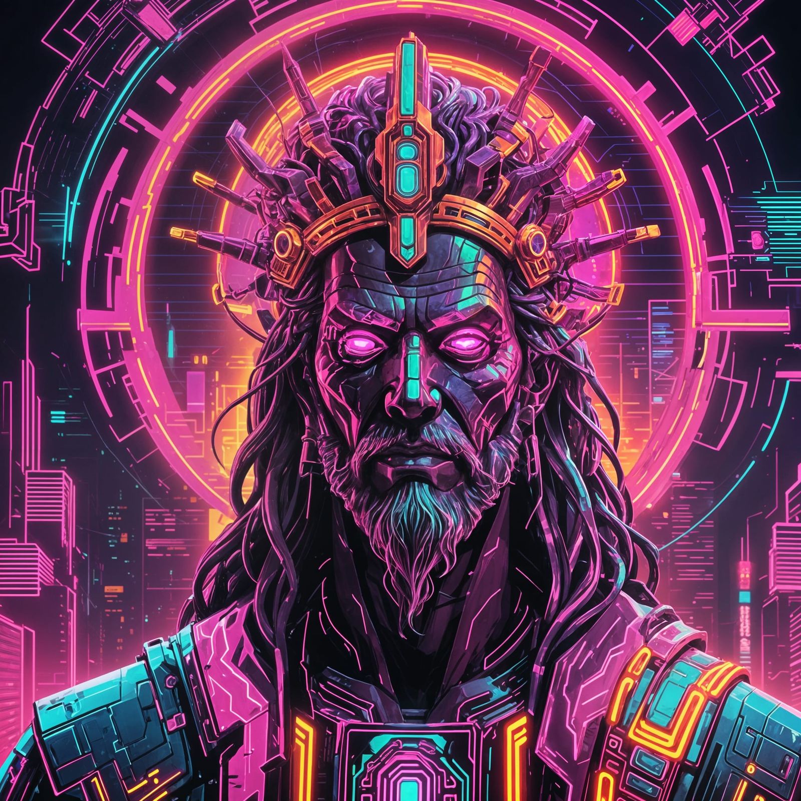 Cyberpunk god