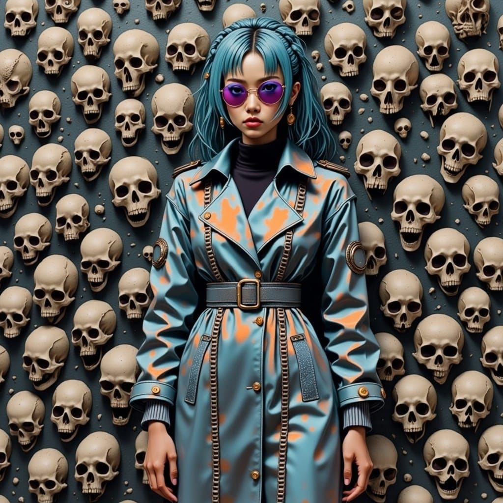 Cyberpunk Detective in Neon Tokyo