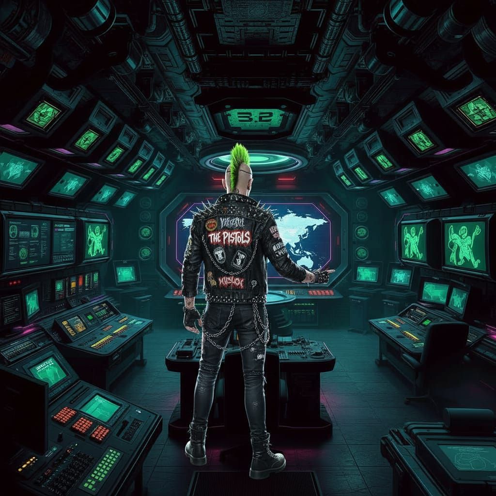 Supervillain Hideout in Underground Bunker