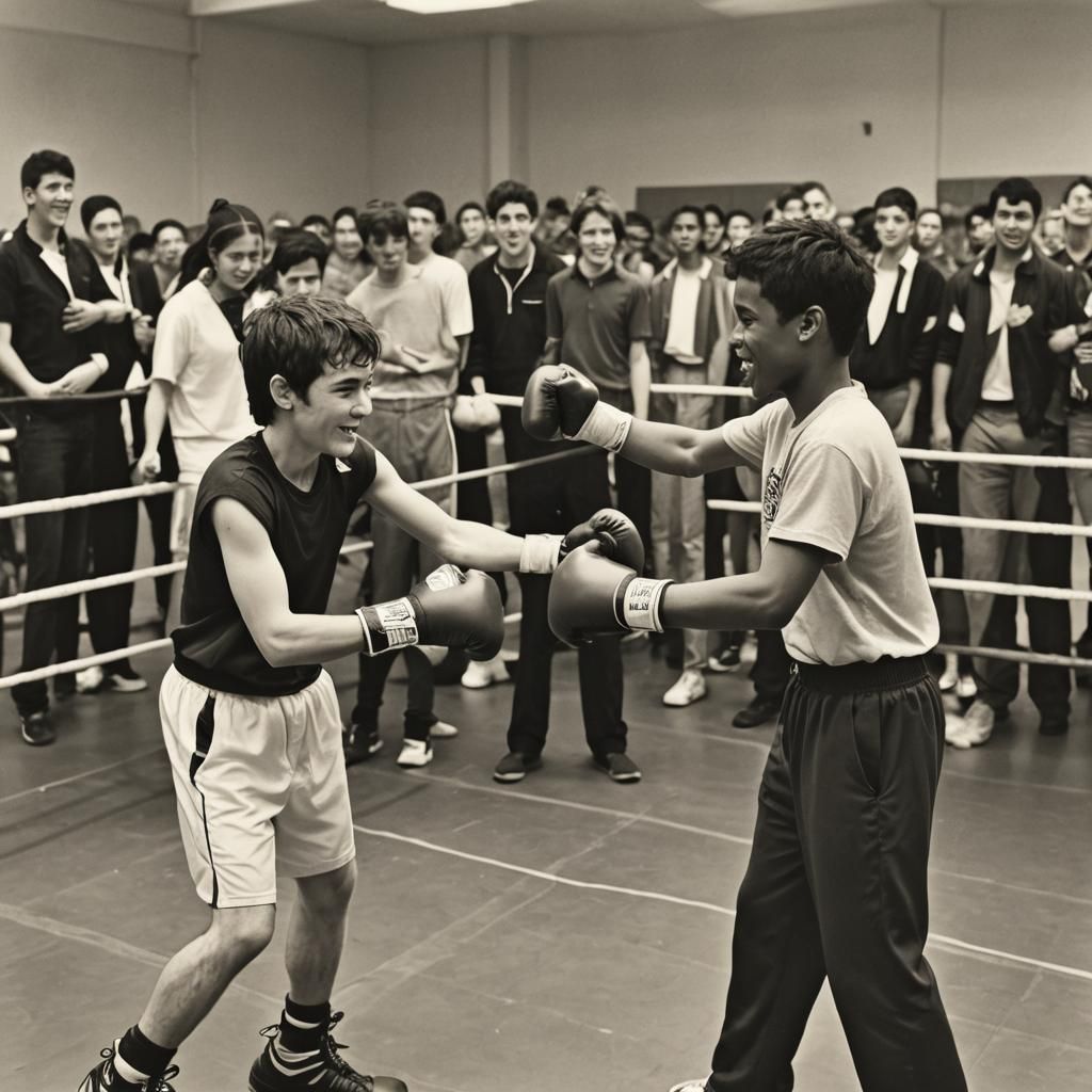 Boxers Celebrate Victory in High School Ring