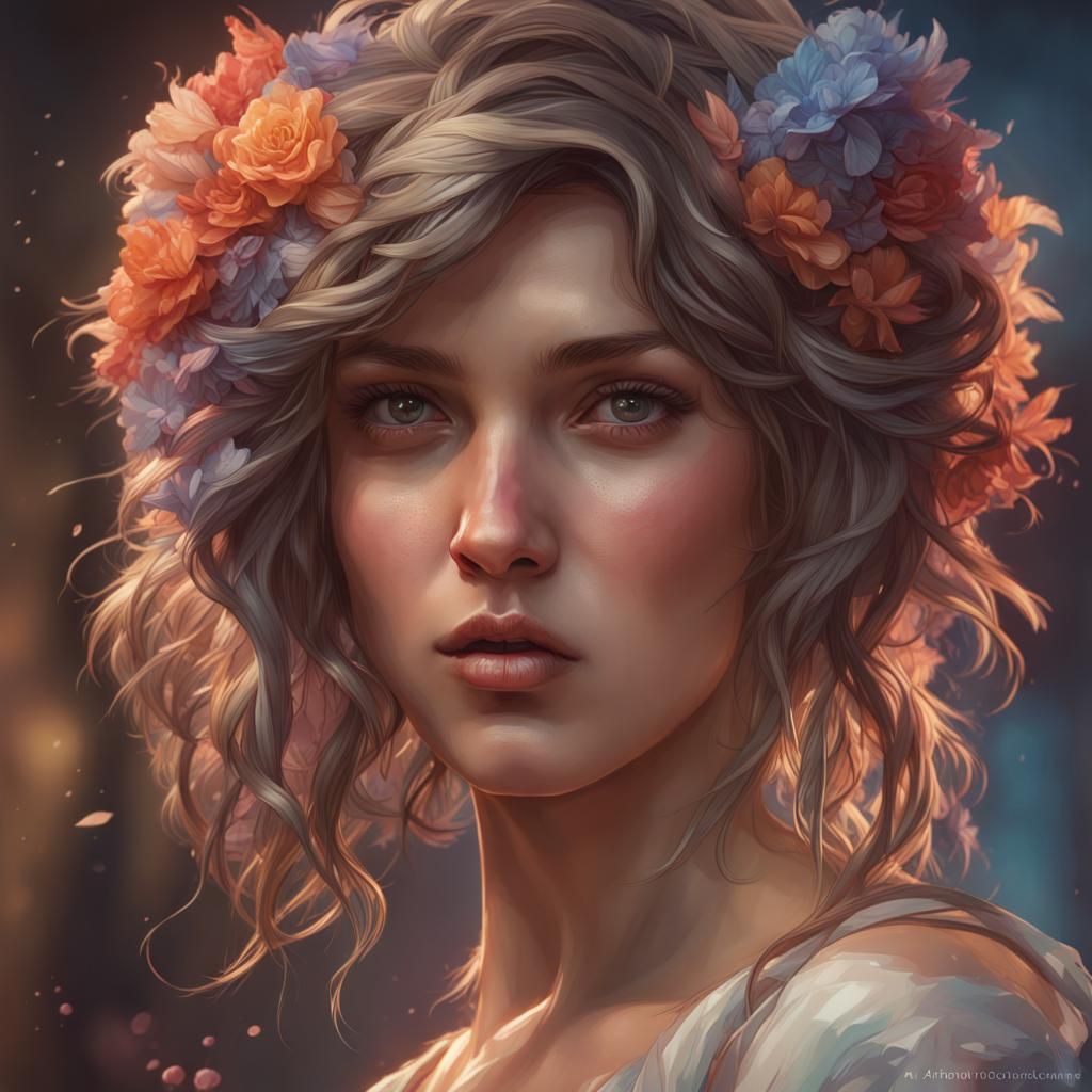 Hyperdetailed Portrait in Dynamic Lighting, 8k Resolution