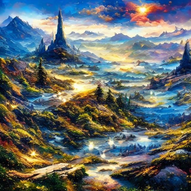 Young Wizard Boy Casting Magic at School