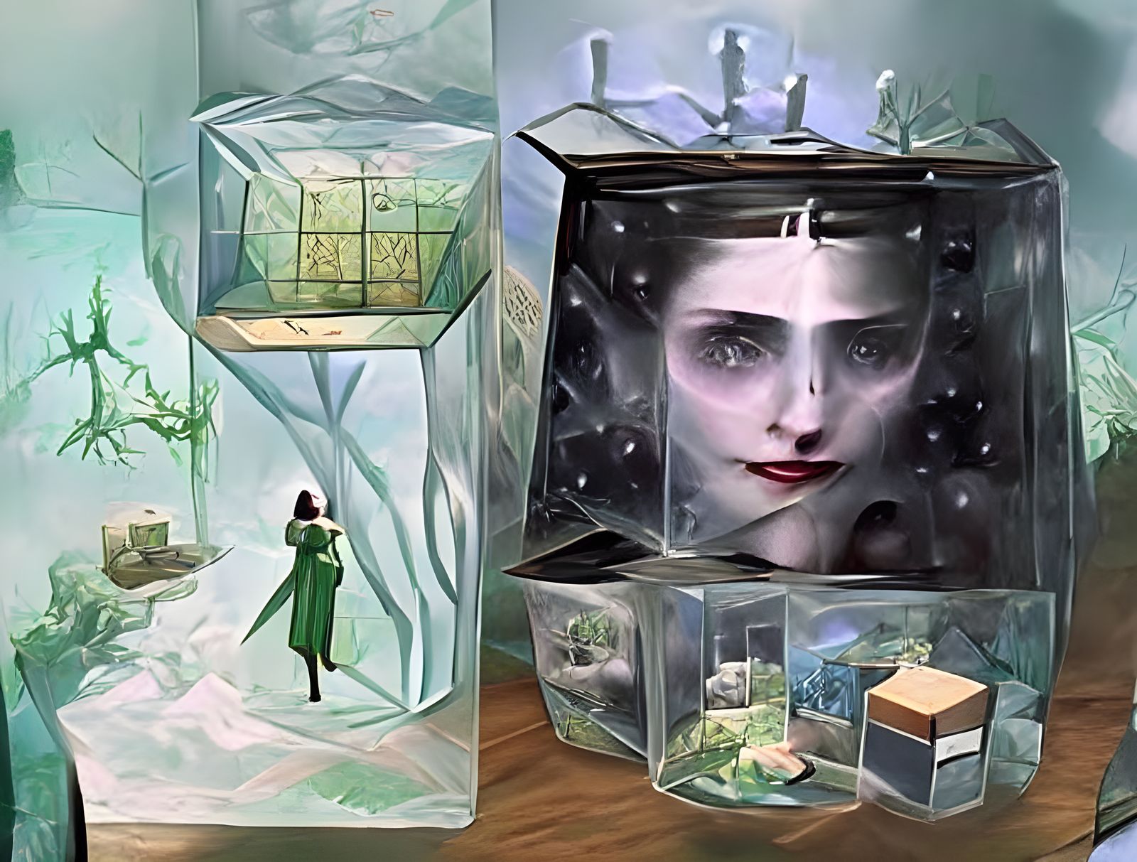 Sleeping Beauty in Biopunk Cryogenics Lab