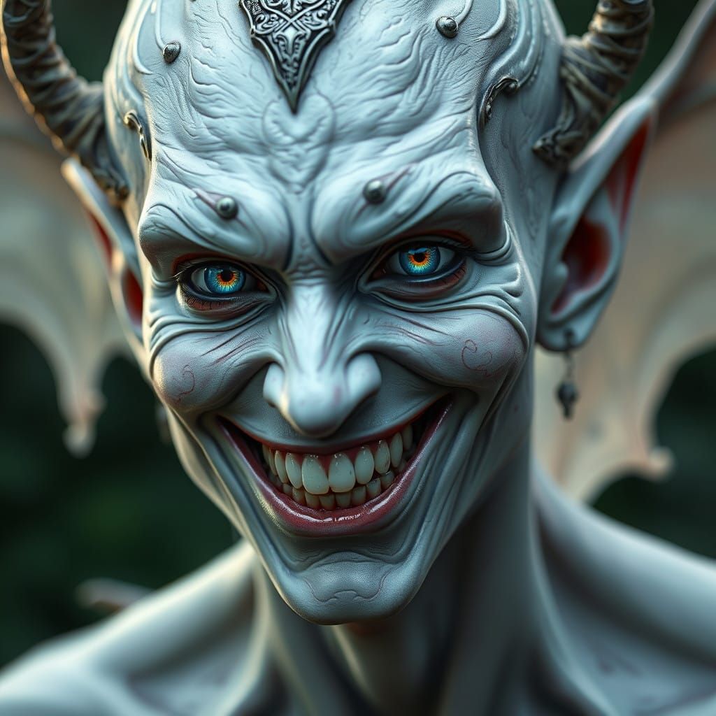 Ethereal Dark Fae with Exquisite Features