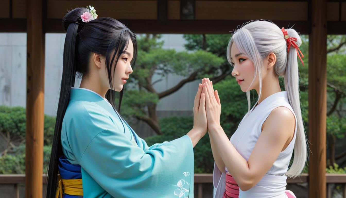 Magical Girl Meets Whimsical Hot Springs