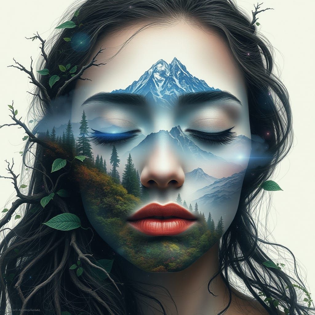 Ethereal Goddess of the Mystical Forest