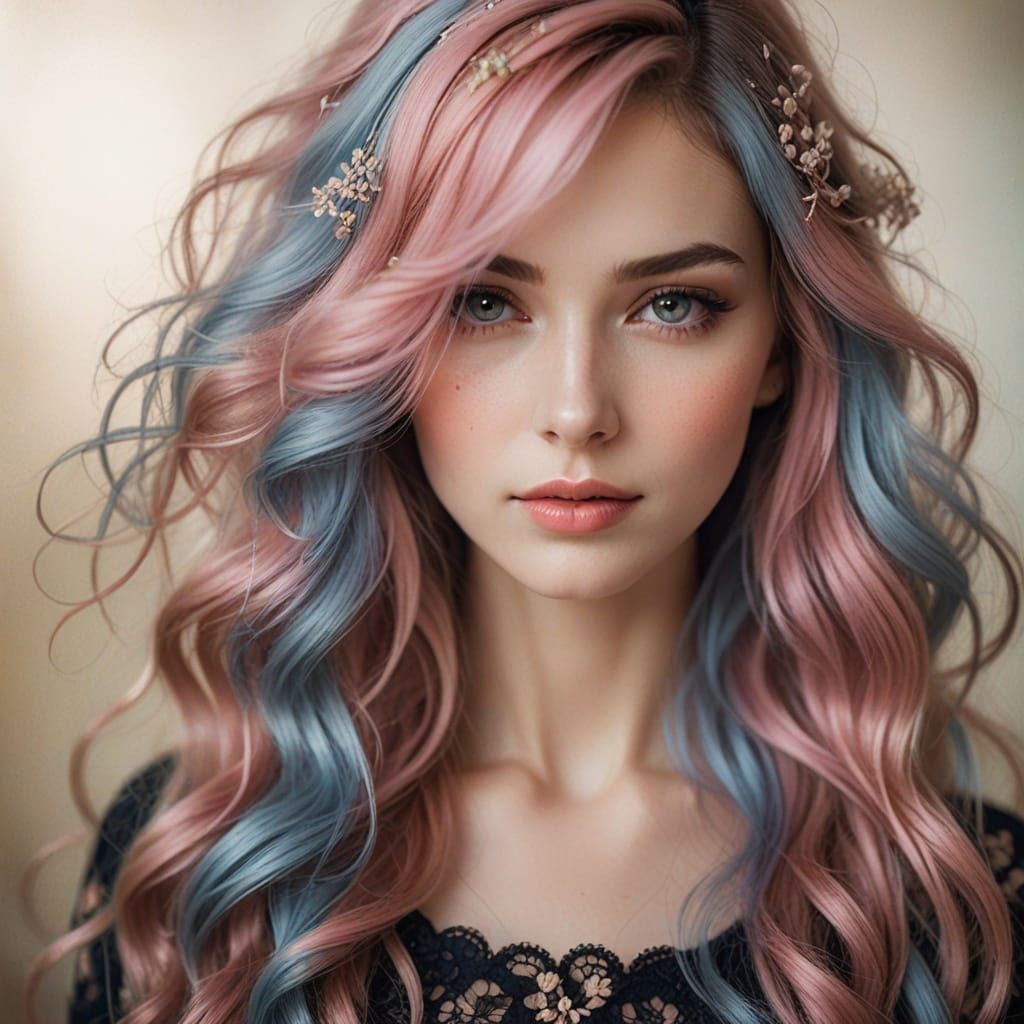 Serene Woman in Ethereal Soft Focus