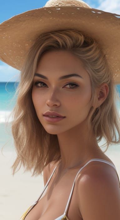 Golden Summer Skin Closeup