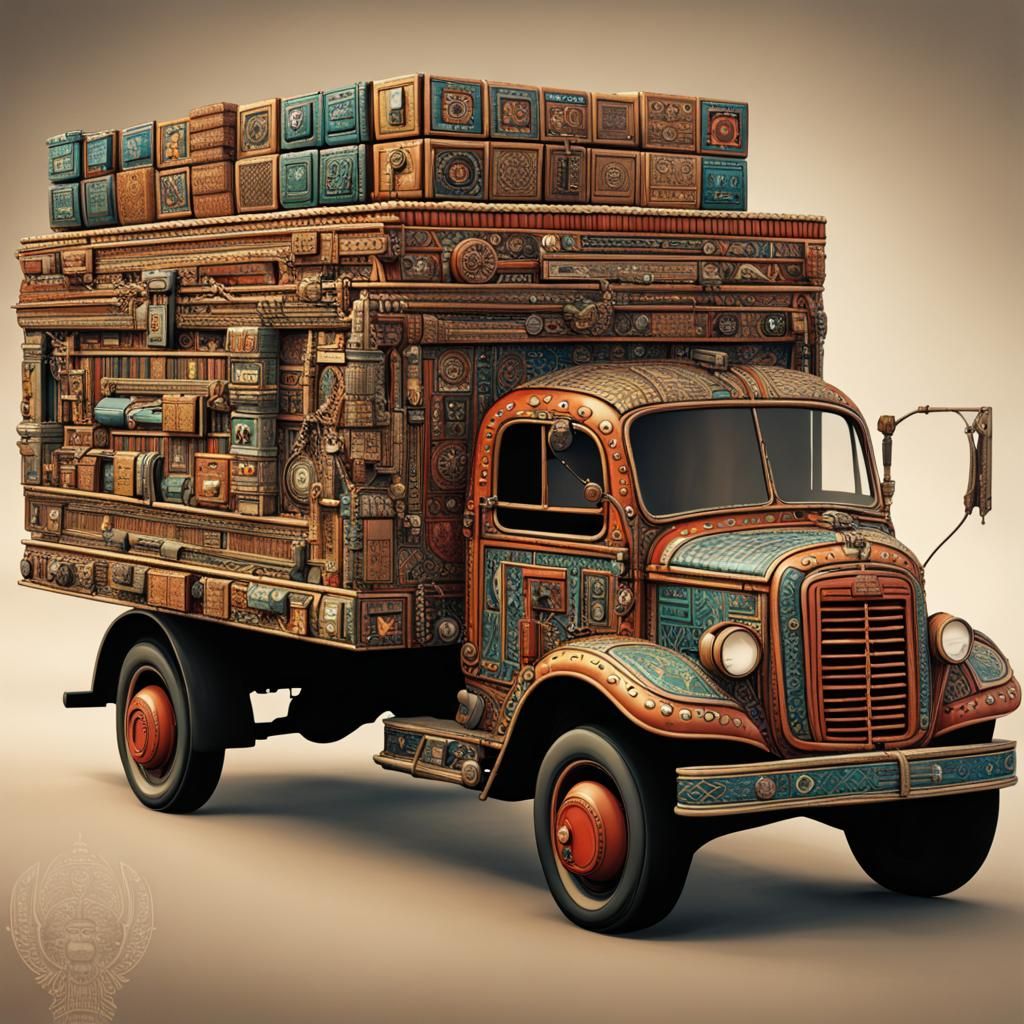 Aztec Supply Truck in the Information Age