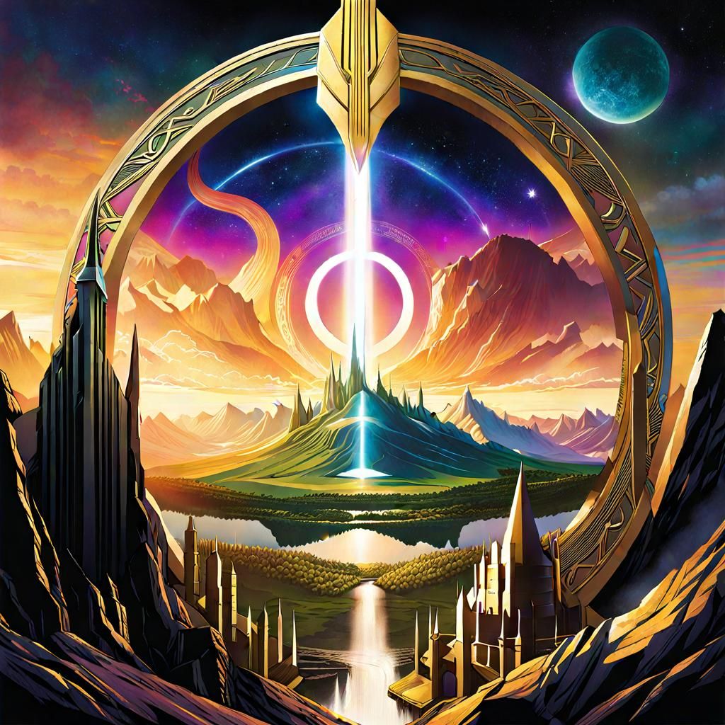 AI Generated Image of Asgard