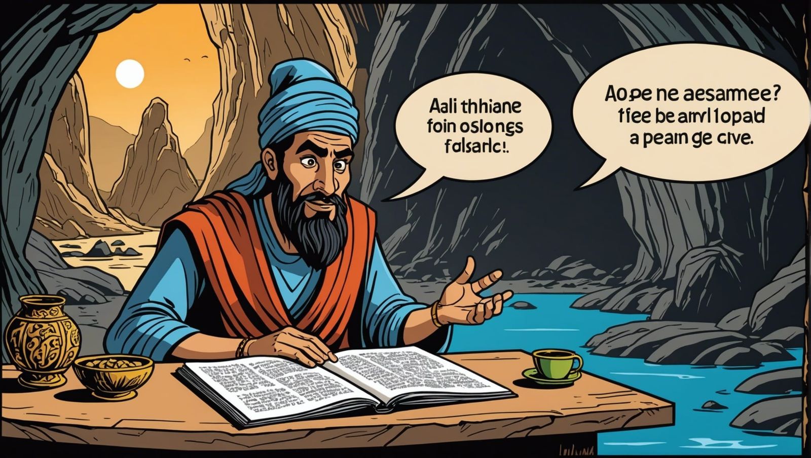 Ali Baba and the Open Sesame Cave