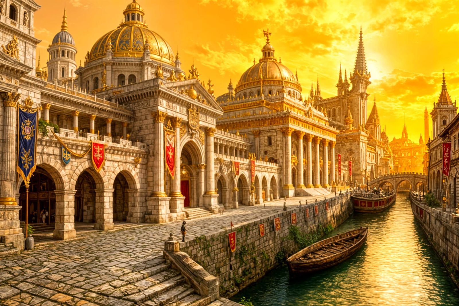 Majestic Imperial Cityscape