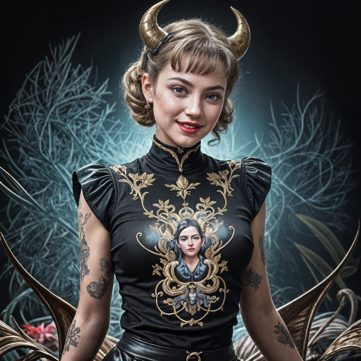 Little Devil: A Vibrant Sock Hop Demon