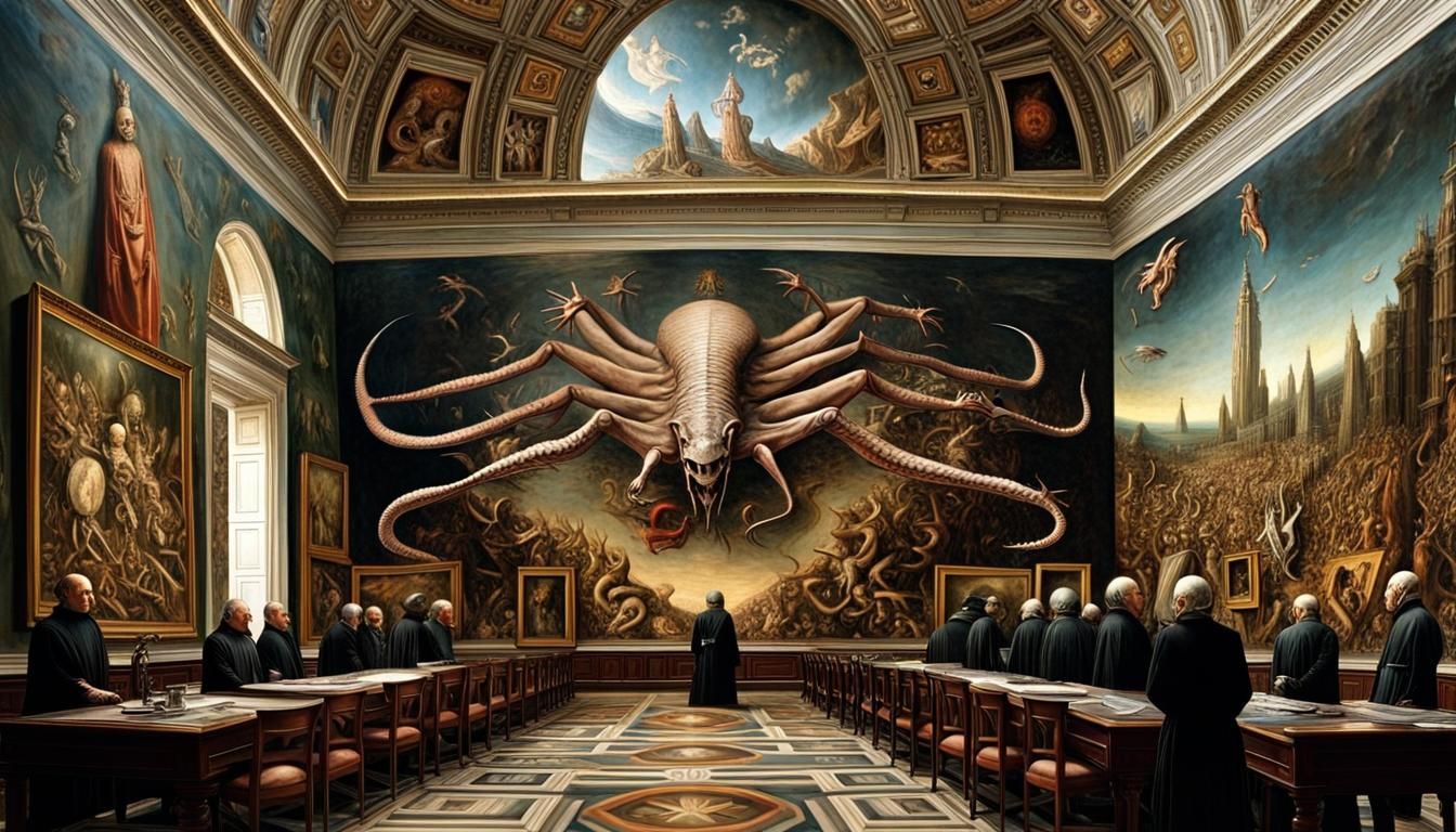 Surreal Reptilian Conspiracy at the Vatican