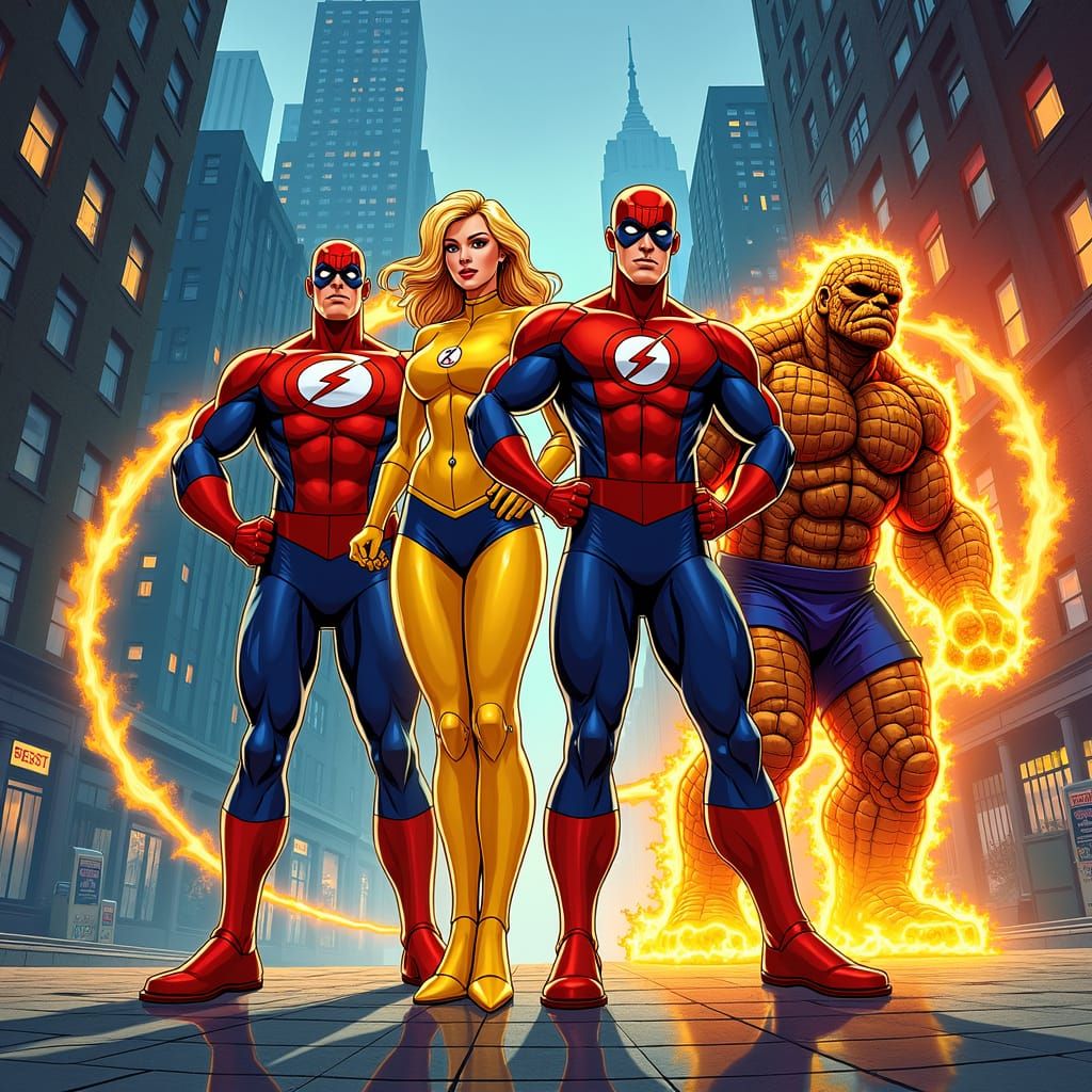The Fantastic Four: A Comic Book Metropolis