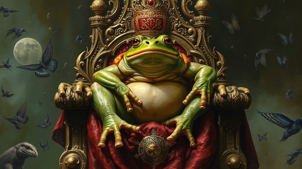 Regal Frog Ruler Reigns Supreme