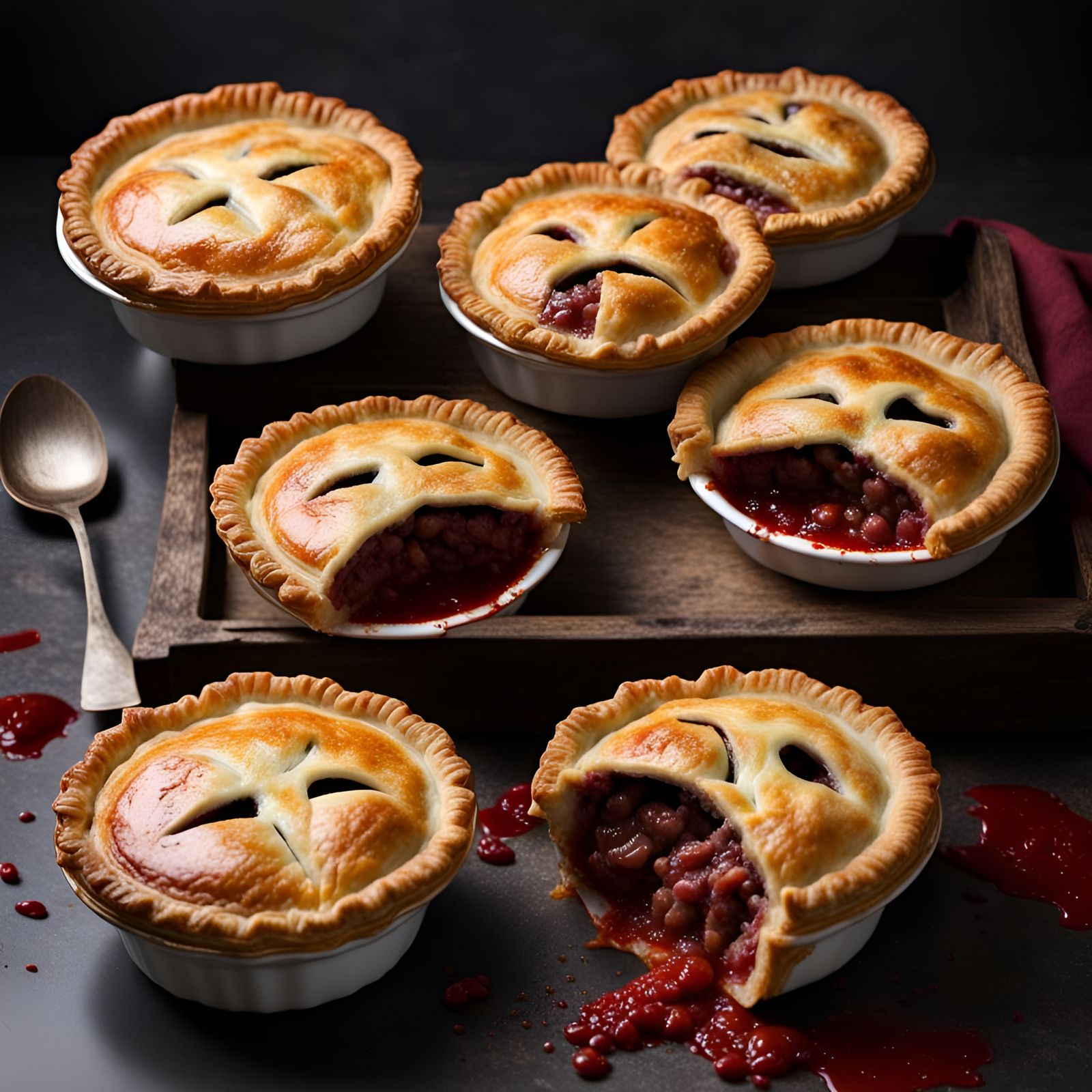 Bloody Human Meat Pies Inspired by Sweeney Todd
