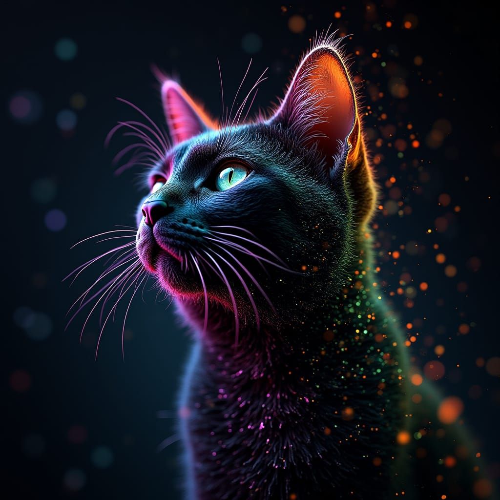 Black Cat at Midnight