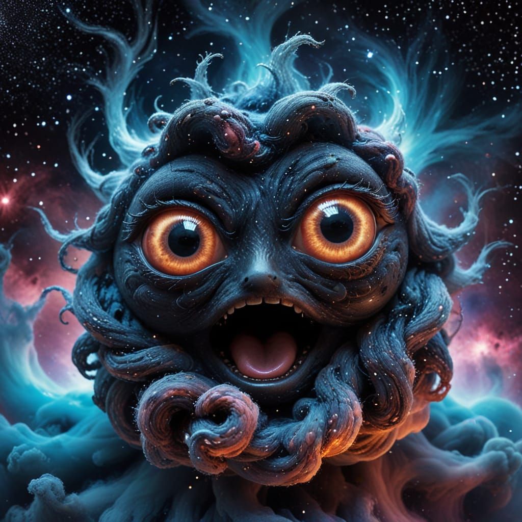 Astonishing Nebula Portrait in Cosmic Style