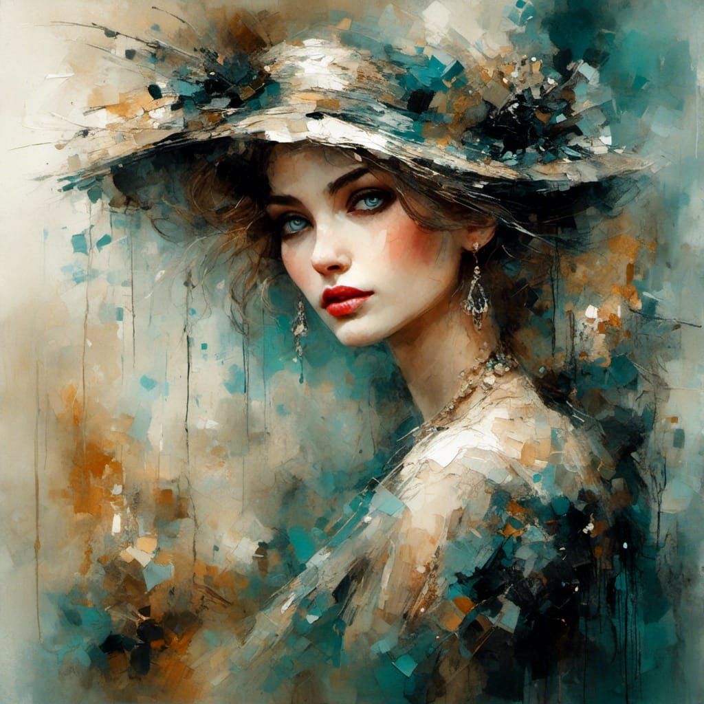 <lora:Oil and Glory:1.0> Siobhan