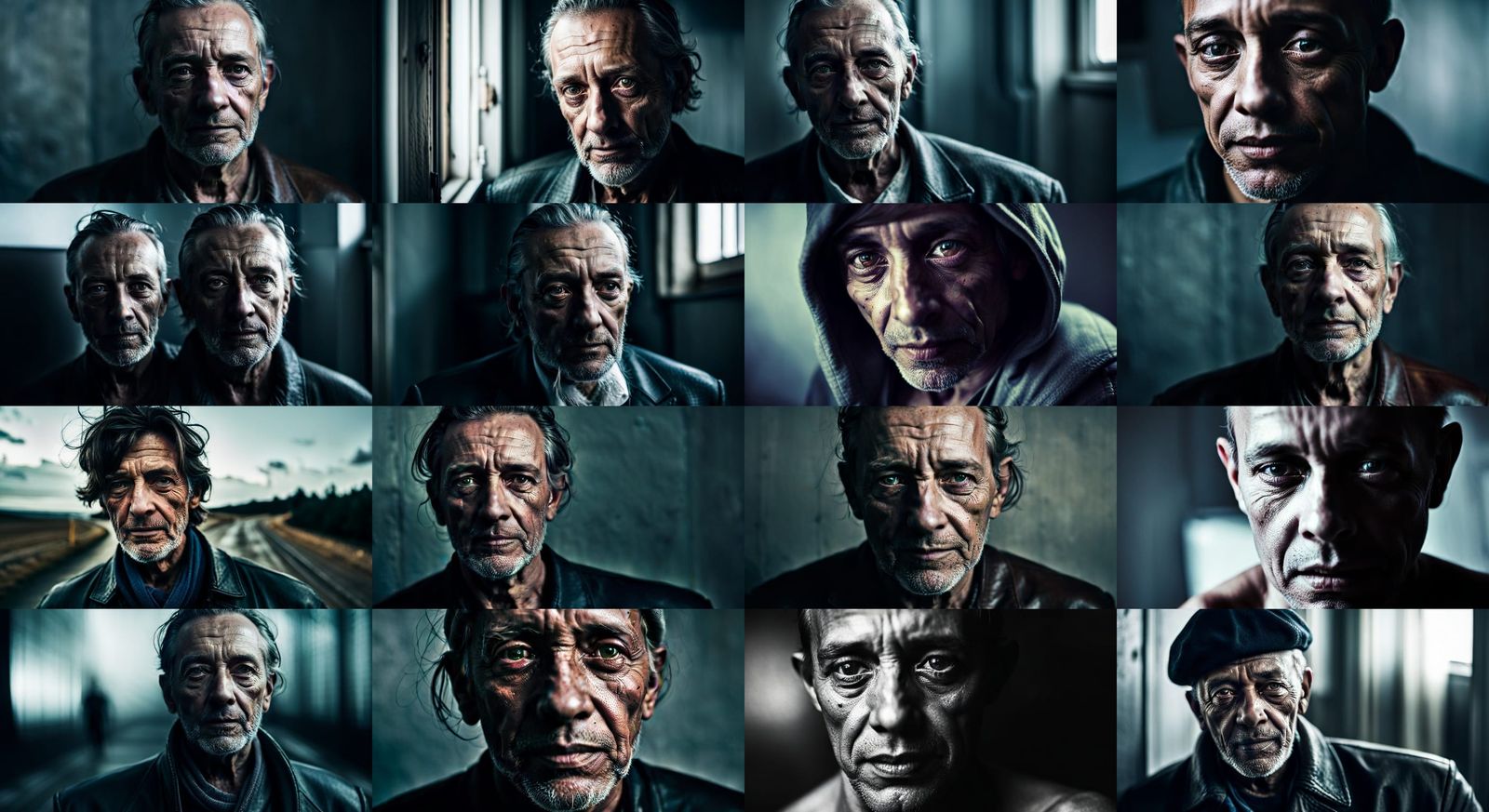 Intense Portrait with Ambient Light