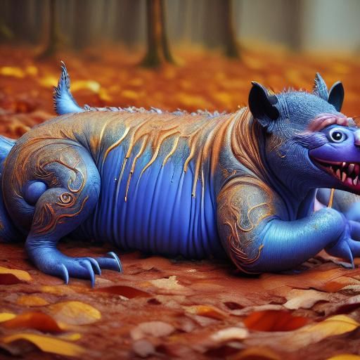 Anthropomorphic Potato's Silent Scream: Maximalist Art