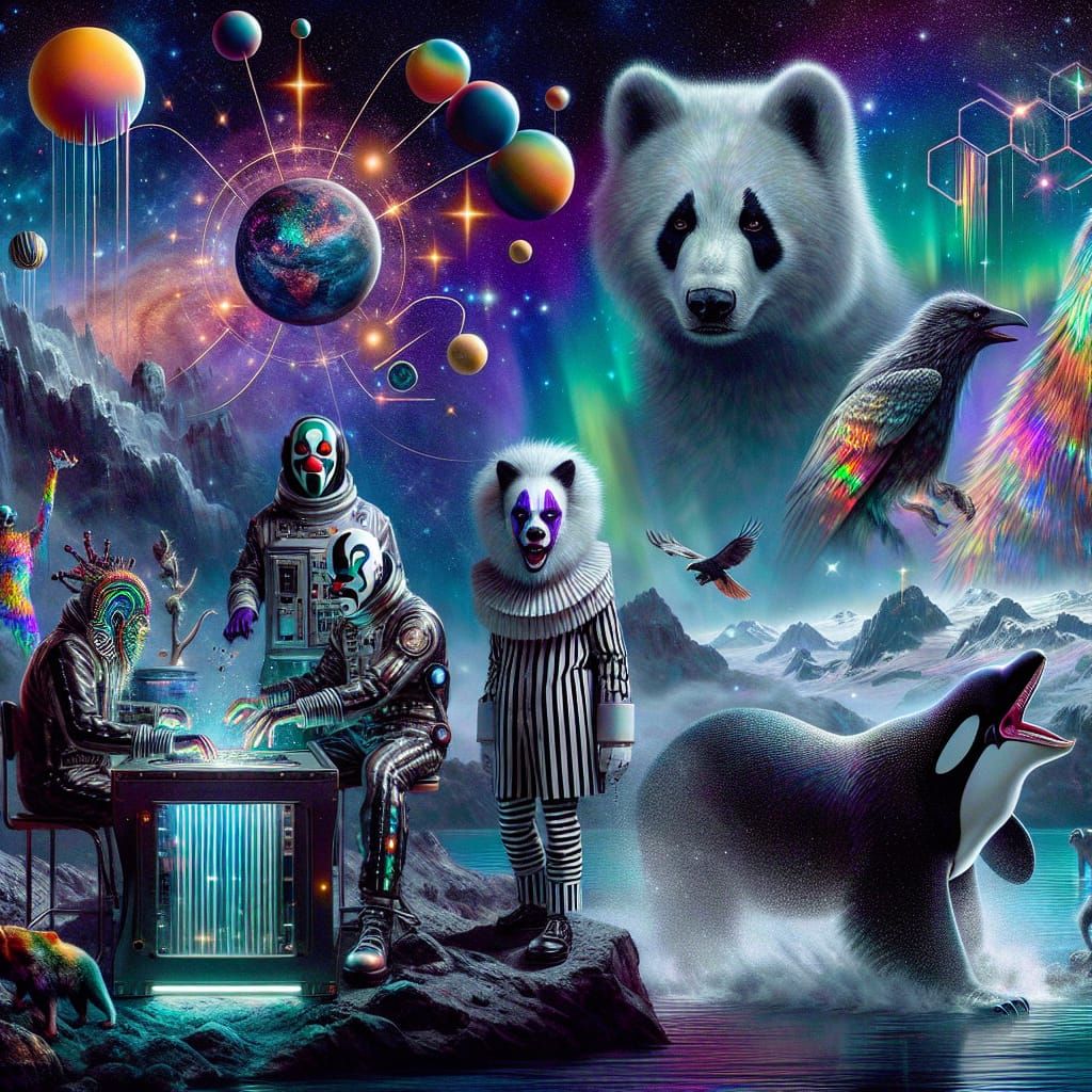 Industrial Goth Space Clowns Terraforming Asteroid