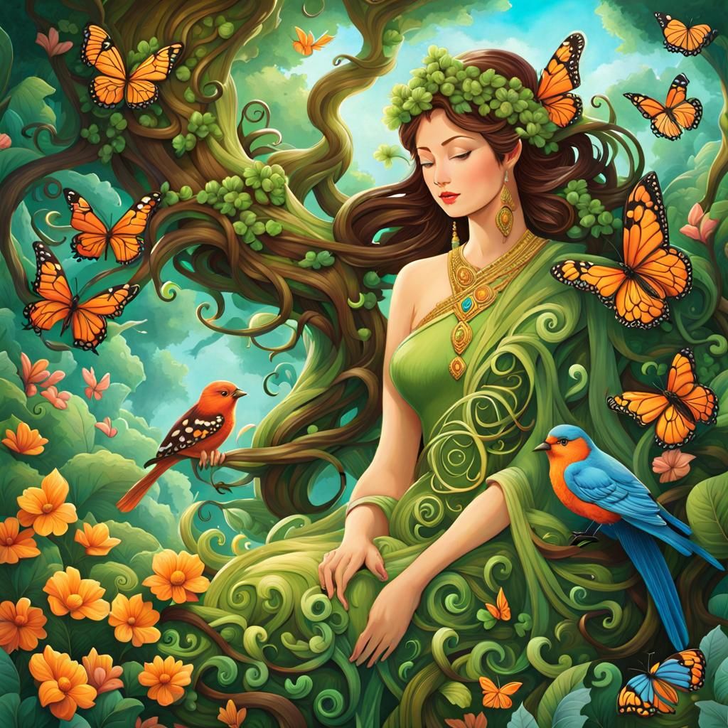 Goddess of the garden