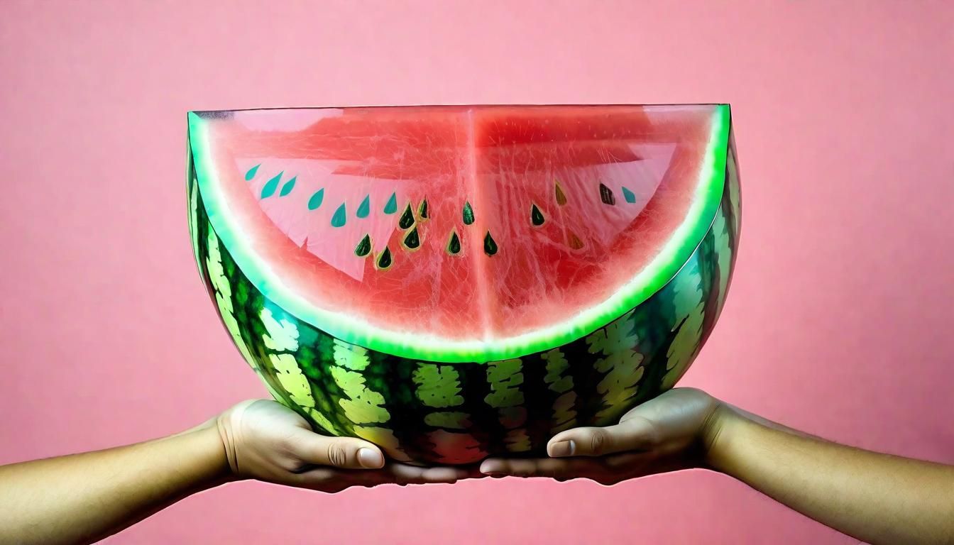 Glass Watermelon 2