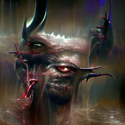 Sinister Baal Artwork in Dark Fantasy Style