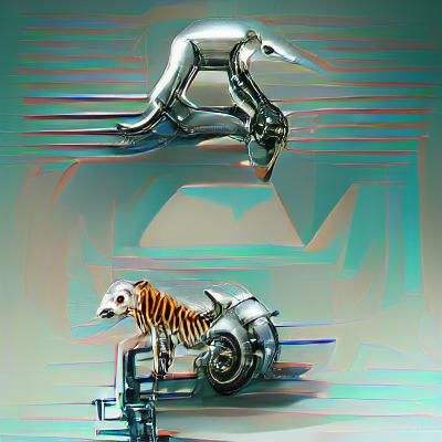 Futuristic Mechanical Animal: A Fusion of Tech and Nature