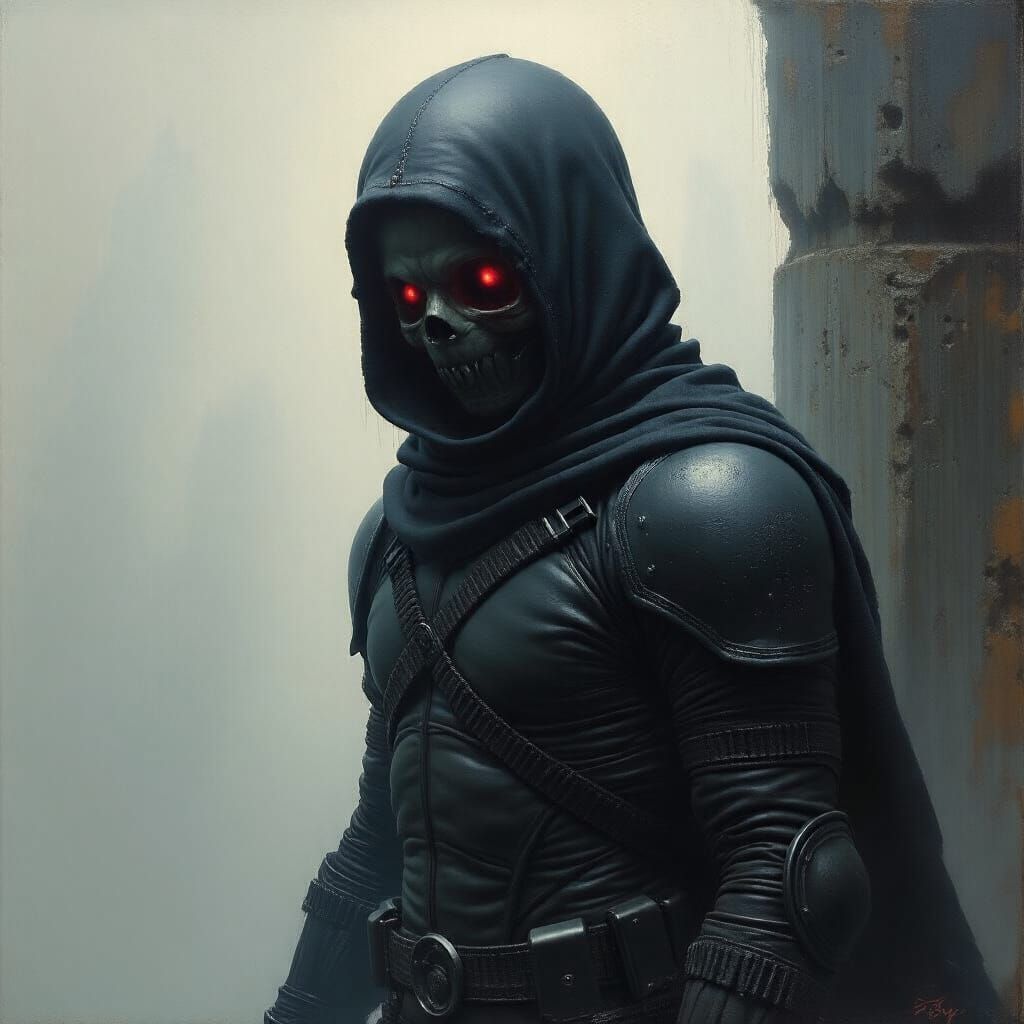 Grimdark Landscape in the Style of Christopher Shy