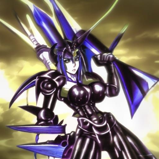 Kaiyn from Battle Arena Toshinden in 90s Anime Style