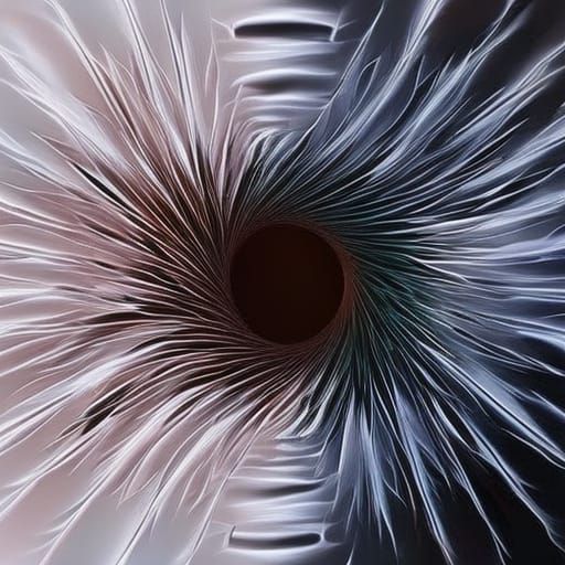 Hyperrealistic Yin Yang Splash Art Concept